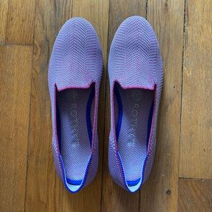 Rothy’s amethyst herringbone loafer size 6
